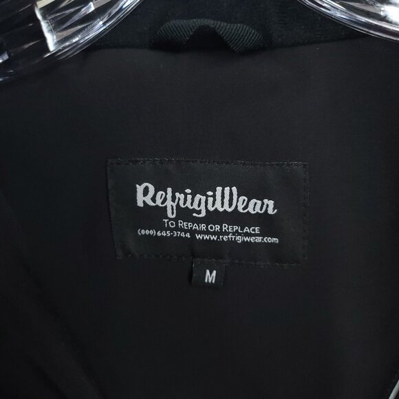Refrigiwear Jacket Womens Medium Black Full Zip Insulated Warm NTG - Picture 5 of 12